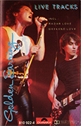 Golden Earring Livetracks Cassette inlay front 1983